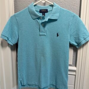 Polo by Ralph Lauren Kids Light Blue Mesh Polo Shirt